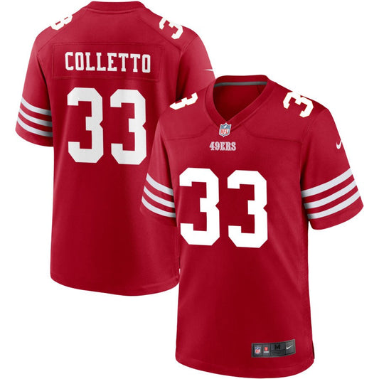 Jack Colletto San Francisco 49ers Nike Jersey - Scarlet