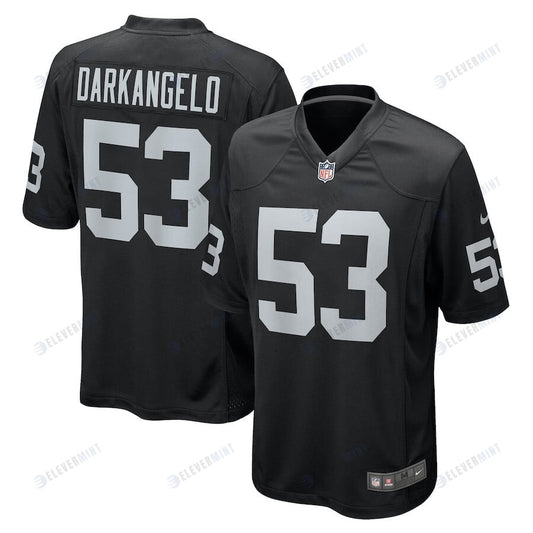Isaac Darkangelo 53 Las Vegas Raiders Men Team Game Jersey - Black