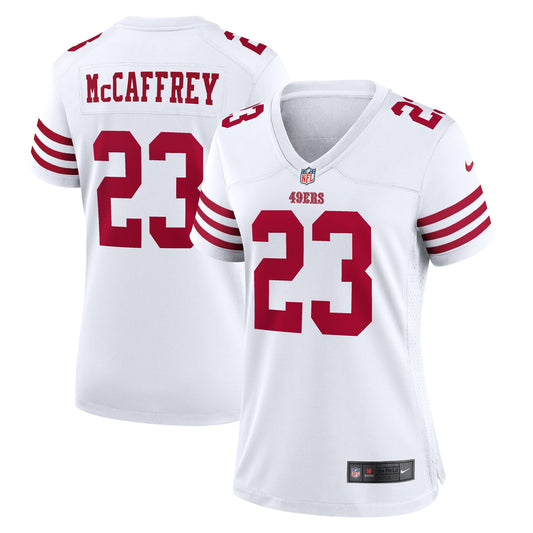 Christian McCaffrey San Francisco 49ers Nike Women's Game Player Jersey - White