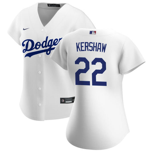Clayton Kershaw Los Angeles Dodgers Nike Women's Home Replica Jersey - White