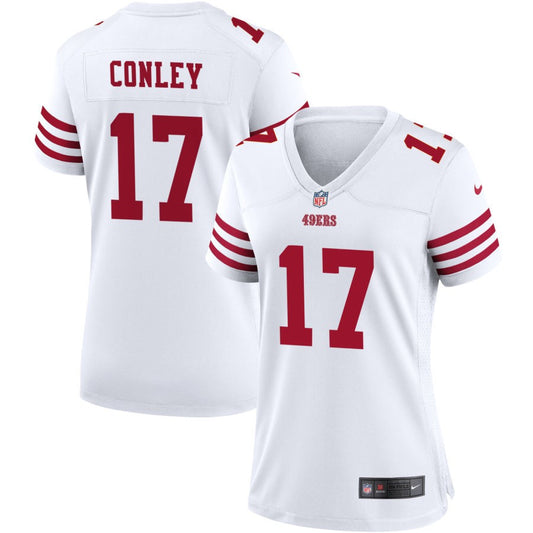 Chris Conley San Francisco 49ers Nike Women's Game Jersey - White