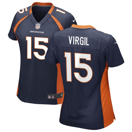 Jalen Virgil Denver Broncos Nike Women's Alternate Game Jersey - Navy