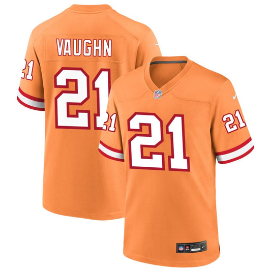 Ke'Shawn Vaughn Tampa Bay Buccaneers Nike Throwback Game Jersey - Orange