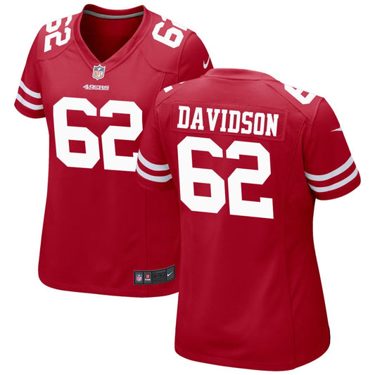 Marlon Davidson San Francisco 49ers Nike Women's Game Jersey - Scarlet