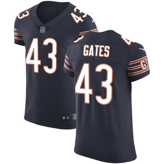 DeMarquis Gates Chicago Bears Nike Vapor Untouchable Elite Jersey - Navy