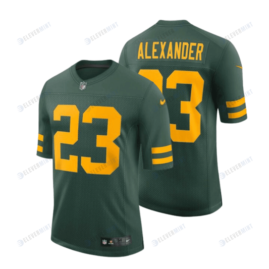 Jaire Alexander 23 Green Bay Packers 50s Classic Men Limited Game Jersey - Green & Gold