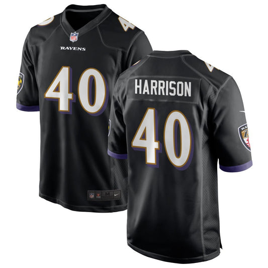 Malik Harrison Baltimore Ravens Nike Alternate Game Jersey - Black