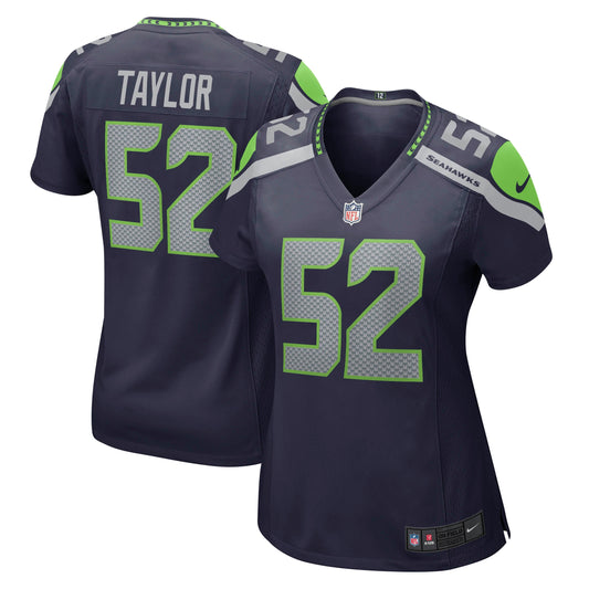 Darrell Taylor Seattle Seahawks Nike Women's Game Jersey - College Navy