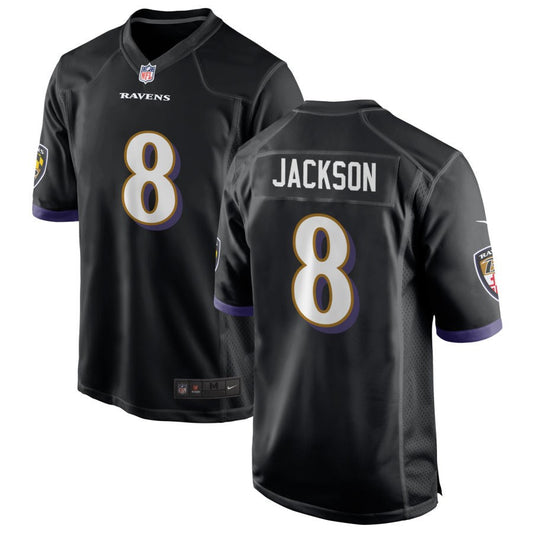 Lamar Jackson Baltimore Ravens Nike Youth Game Jersey - Black