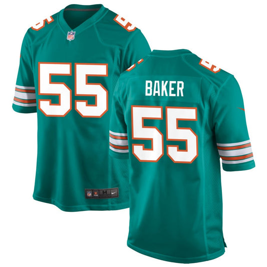 Jerome Baker Miami Dolphins Nike Alternate Game Jersey - Aqua