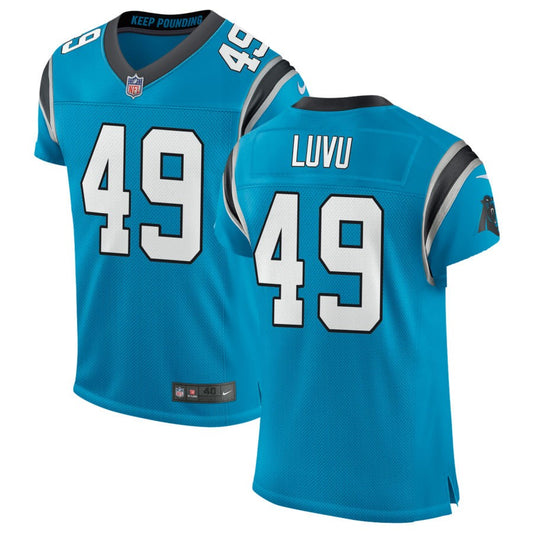 Frankie Luvu Carolina Panthers Nike Classic Elite Jersey - Blue