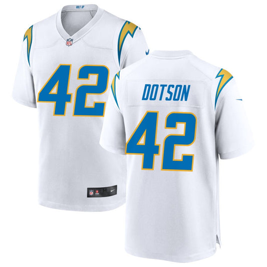 Elijah Dotson Los Angeles Chargers Nike Game Jersey - White