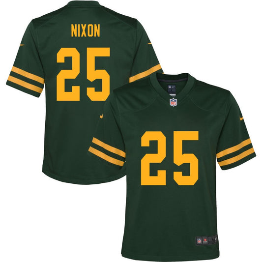 Keisean Nixon Green Bay Packers Nike Youth Alternate Jersey - Green