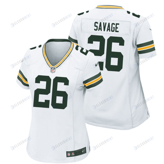 Darnell Savage 26 Green Bay Packers Women Away Game Jersey - White