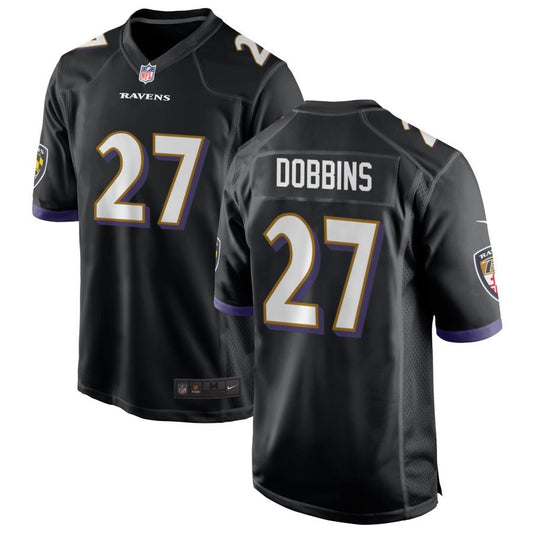 J.K. Dobbins Baltimore Ravens Nike Youth Game Jersey - Black