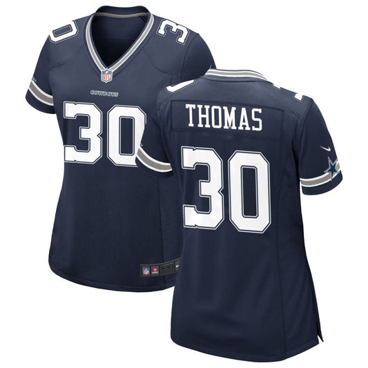Juanyeh Thomas Dallas Cowboys Nike Women's Game Jersey - Navy