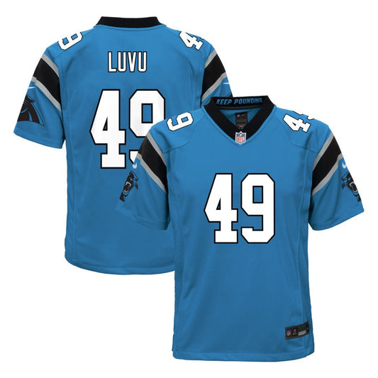 Frankie Luvu  Carolina Panthers Nike Youth Alternate Game Jersey - Blue
