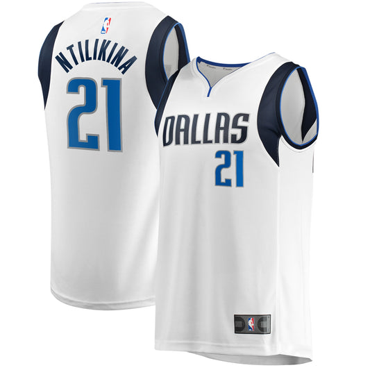 Frank Ntilikina Dallas Mavericks Fanatics Branded Fast Break Player Jersey - Association Edition - White