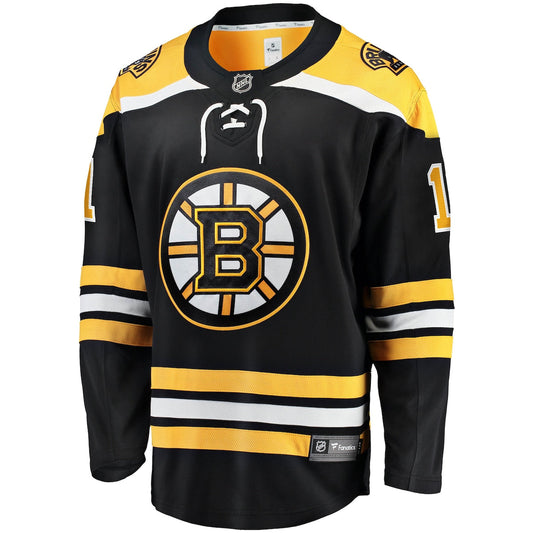 Men's Jeremy Swayman Fanatics Bruins 2017/18 Home Breakaway Replica Jersey - Black