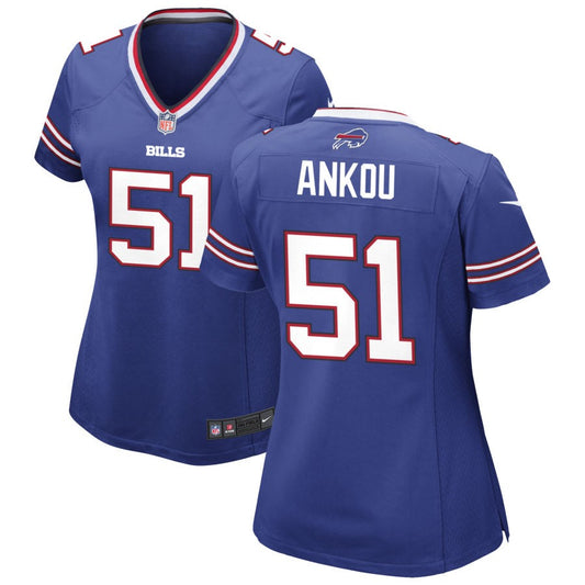 Eli Ankou Buffalo Bills Nike Women's Game Jersey - Royal