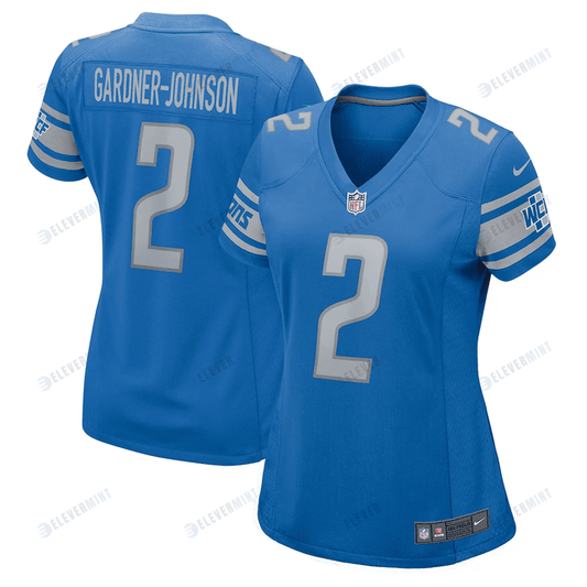 Chauncey Gardner-Johnson 2 Detroit Lions Women Game Jersey - Blue