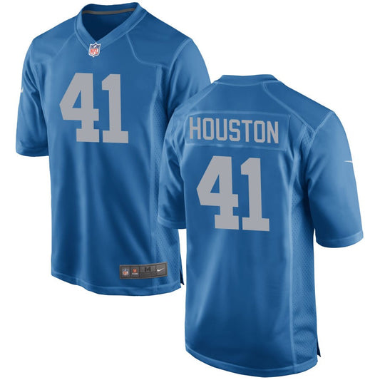 James Houston Detroit Lions Nike Throwback Game Jersey - Blue