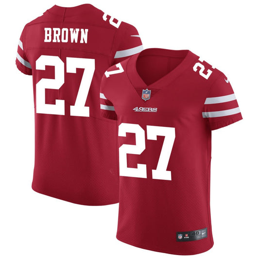 Ji'Ayir Brown San Francisco 49ers Nike Vapor Untouchable Elite Jersey - Scarlet