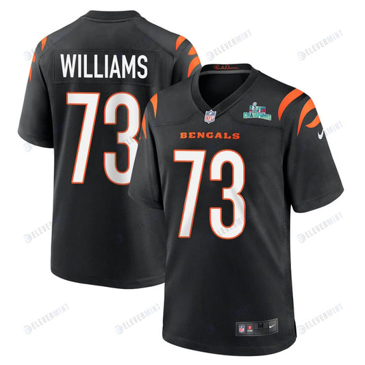 Jonah Williams 73 Cincinnati Bengals Super Bowl LVII Champions Men Game Jersey - Black