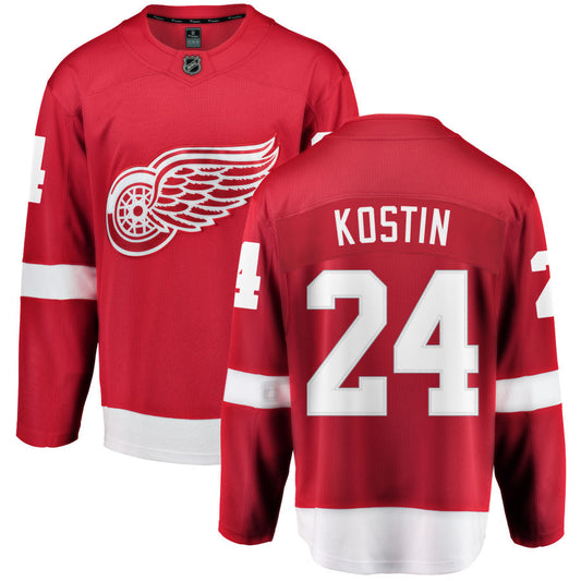 Klim Kostin Detroit Red Wings Fanatics Branded Home Breakaway Jersey - Red