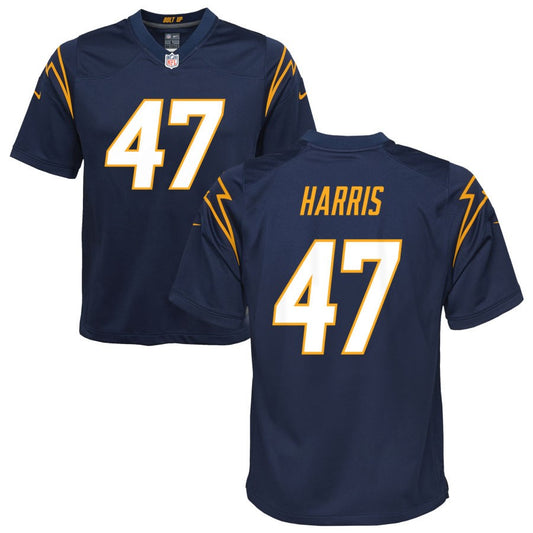 Josh Harris Los Angeles Chargers Nike Youth Alternate Game Jersey - Navy