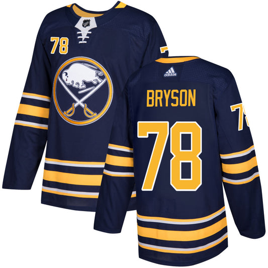 Jacob Bryson Buffalo Sabres adidas Authentic Jersey - Navy