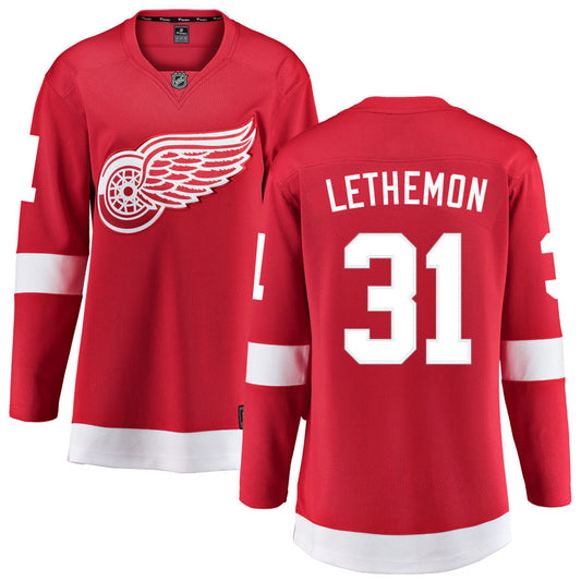 John Lethemon Detroit Red Wings Fanatics Branded Women's Home Breakaway Jersey - Red
