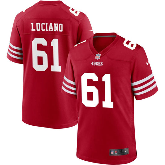Corey Luciano San Francisco 49ers Nike Jersey - Scarlet
