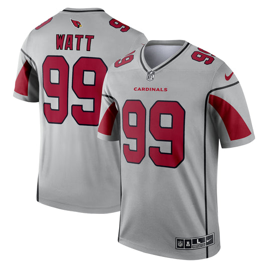 J.J. Watt Arizona Cardinals Nike Inverted Legend Jersey - Silver