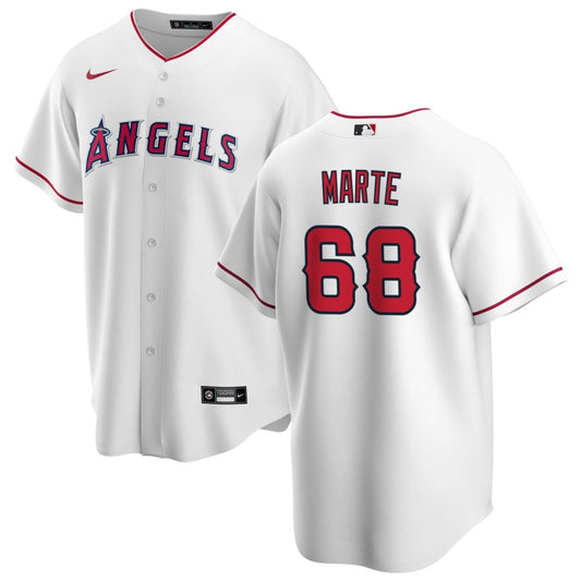 Jose Marte Los Angeles Angels Nike Home Replica Jersey - White