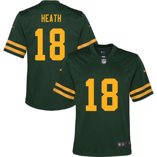 Malik Heath Green Bay Packers Nike Youth Alternate Jersey - Green