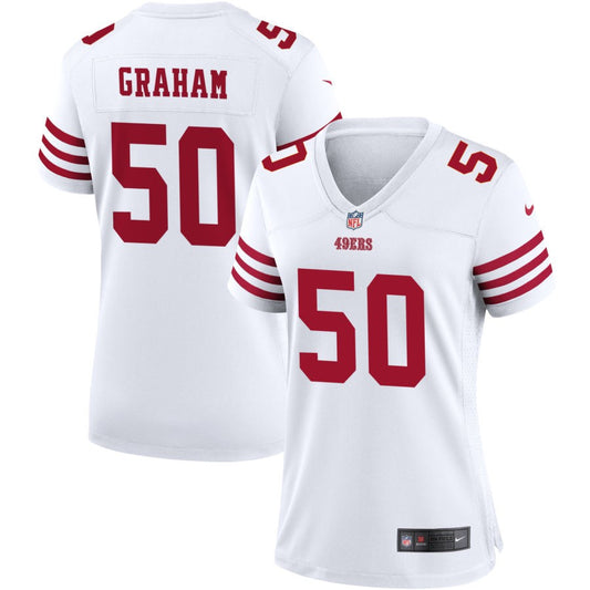 Jalen Graham San Francisco 49ers Nike Women's Game Jersey - White