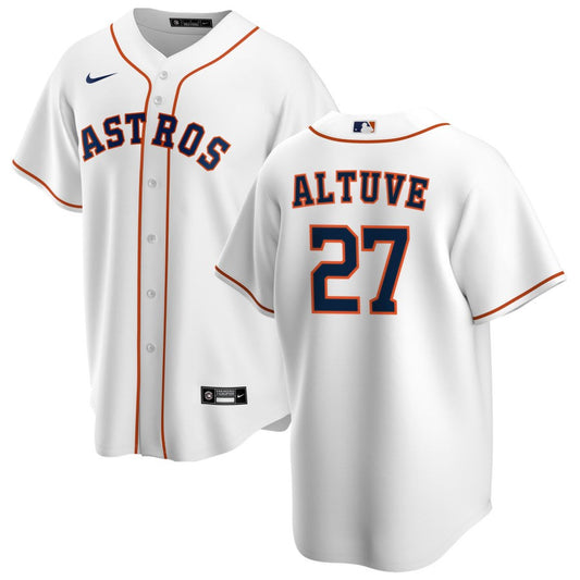 Jose Altuve Houston Astros Nike Youth Home Replica Jersey - White