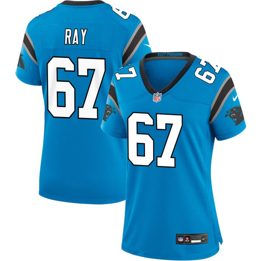 LaBryan Ray  Carolina Panthers Nike Women's Alternate Game Jersey - Blue
