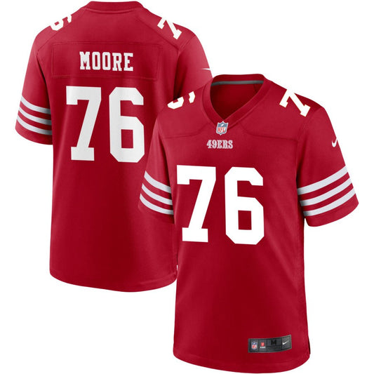 Jaylon Moore San Francisco 49ers Nike Jersey - Scarlet