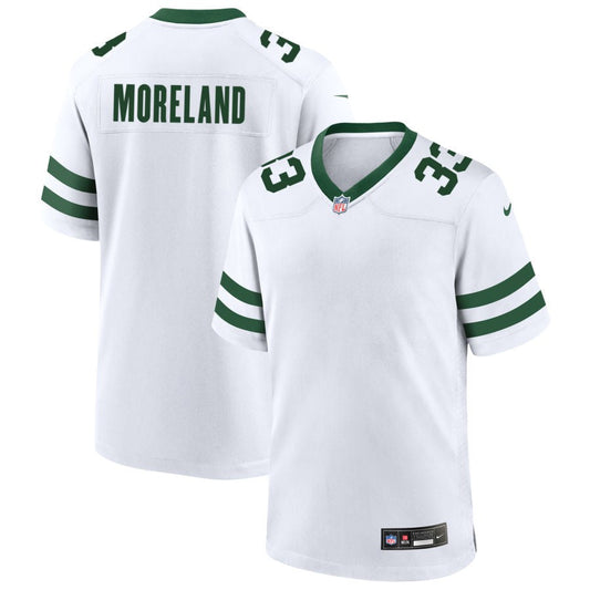 Jimmy Moreland New York Jets Nike Legacy Game Jersey - White