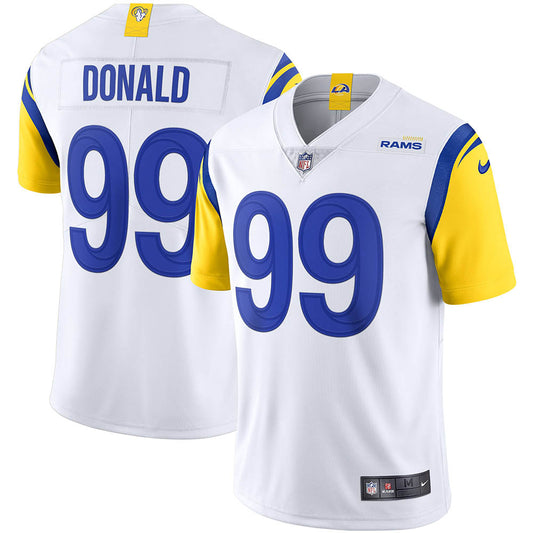 Men's Los Angeles Rams Aaron Donald Alternate Vapor Limited Jersey White