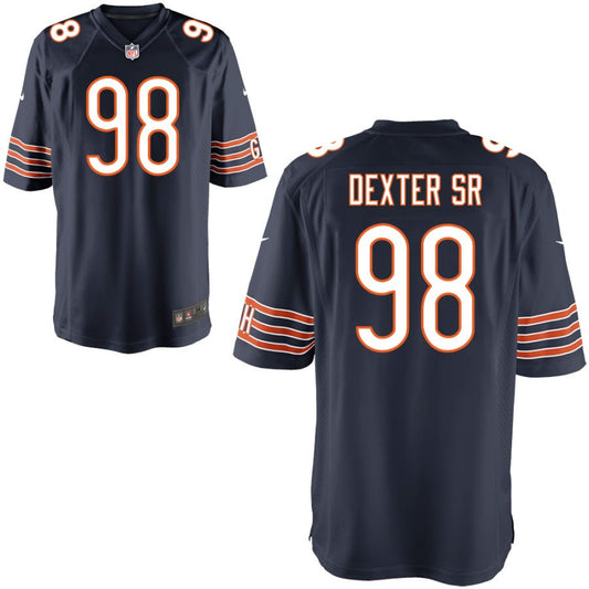 Gervon Dexter Sr Chicago Bears Nike Youth Game Jersey - Navy
