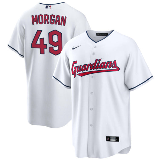Eli Morgan Cleveland Guardians Nike Youth Replica Jersey - White