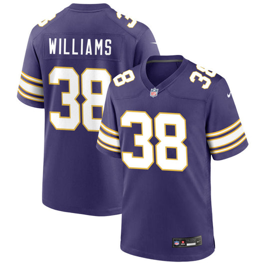 Jaylin Williams Minnesota Vikings Nike Classic Game Jersey - Purple
