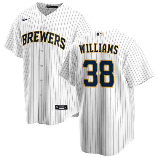 Devin Williams Milwaukee Brewers Nike Alternate Replica Jersey - White