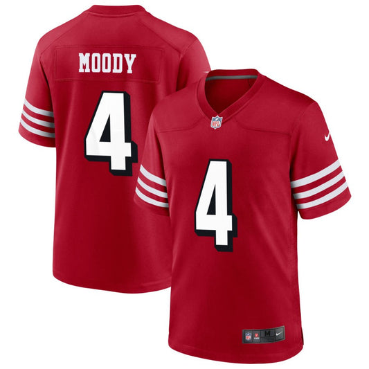 Jake Moody San Francisco 49ers Nike Alternate Game Jersey - Scarlet