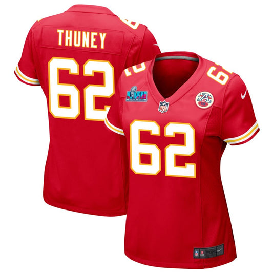 Joe Thuney Kansas City Chiefs Nike Women's Super Bowl LVII Game Jersey - Red