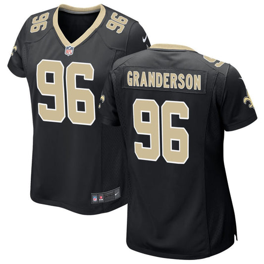 Carl Granderson New Orleans Saints Nike Women's Game Jersey - Black