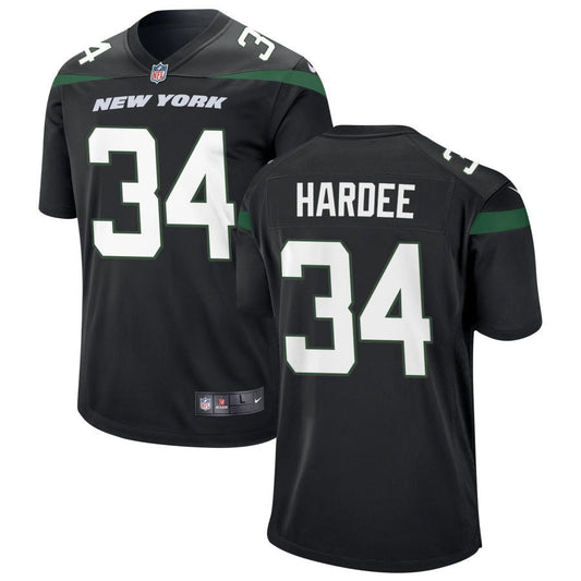 Justin Hardee New York Jets Nike Alternate Game Jersey - Stealth Black
